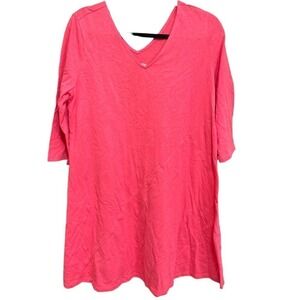 Soft Surroundings Pink shirt Dress petite large